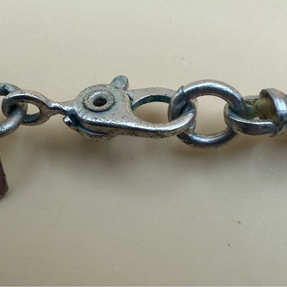 Vintage Monet Necklace 28” White Moonglow Beads Silver Tone Signed Clasp & Tag - Picture 4 of 10